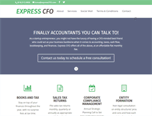 Tablet Screenshot of expresscfo.com